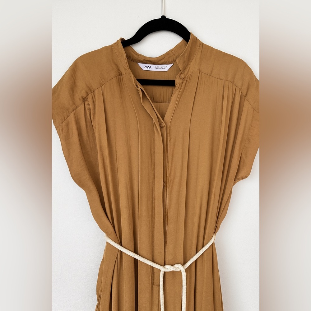 Zara Tan Jumpsuit - Picture 5 of 8